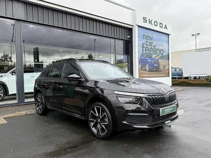 Black magic pearl effect Used 2024 Skoda Kamiq Monte Carlo SUV | £19,495 (Fair price) - Image 1/4