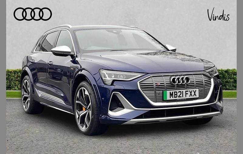 Used Audi e-tron Advanced 369 kW (503 HP) 2021 Blue SUV