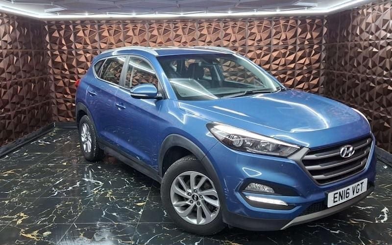 Second-hand Hyundai Tucson SE 132 CP (97 kW) 2015 Albastru SUV
