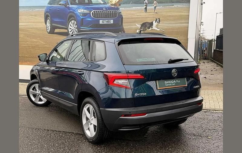Used Skoda Karoq SE 116 HP (85 kW) 2019 Blue SUV