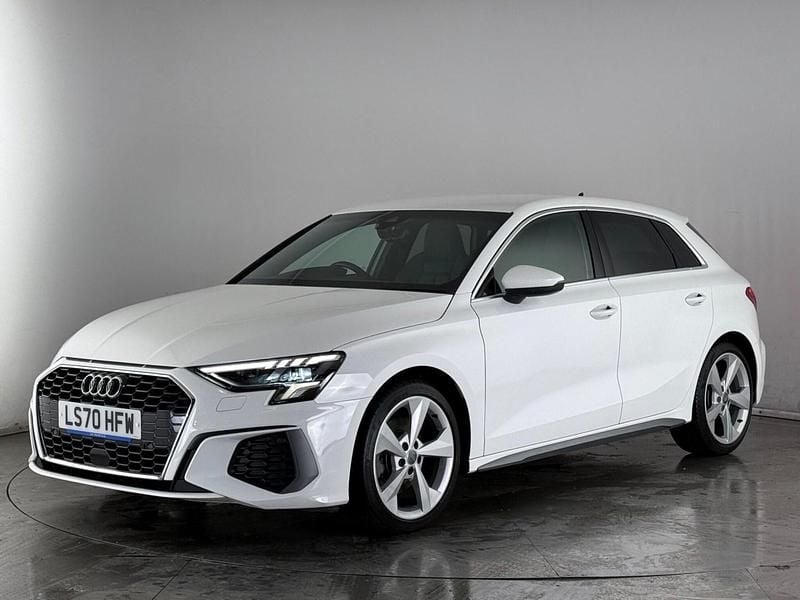 Used Audi A3 Sportback S-Line 2020 White Hatchback