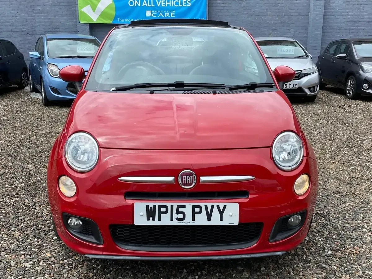 Used Fiat 500C S 69 HP (50 kW) 2015 Red Cabriolet