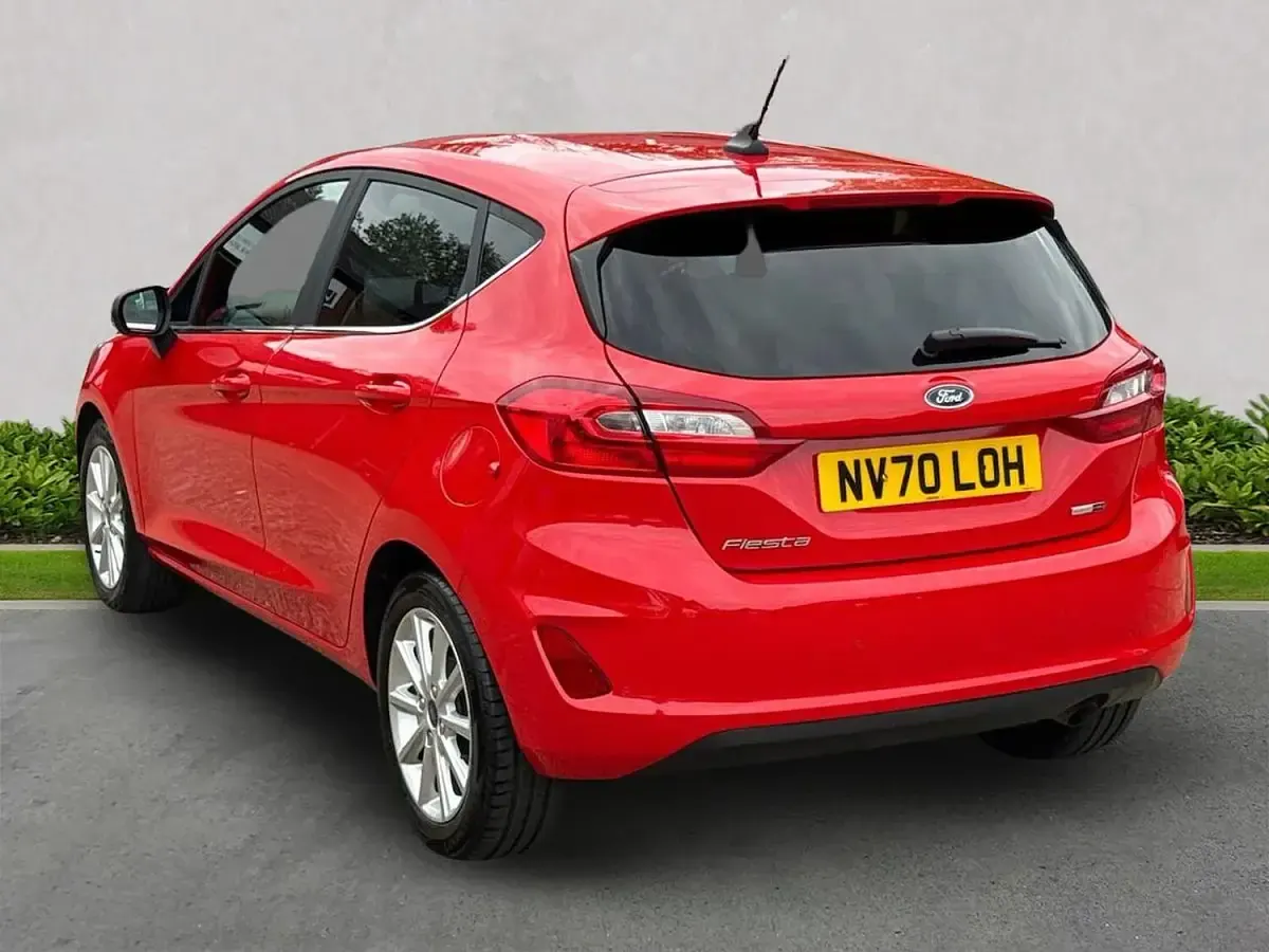 Used Ford Fiesta Titanium 2020 Red Hatchback