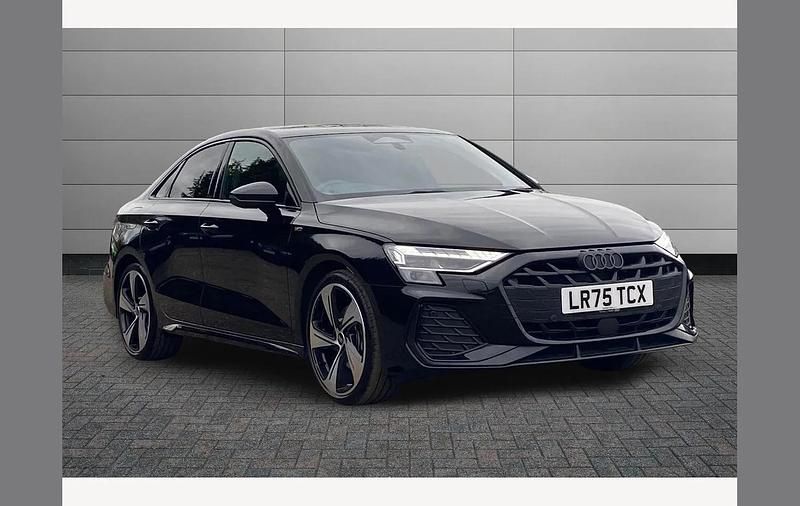 Used Audi A3 Black Edition 150 HP (110 kW) 2025 Black Sedan