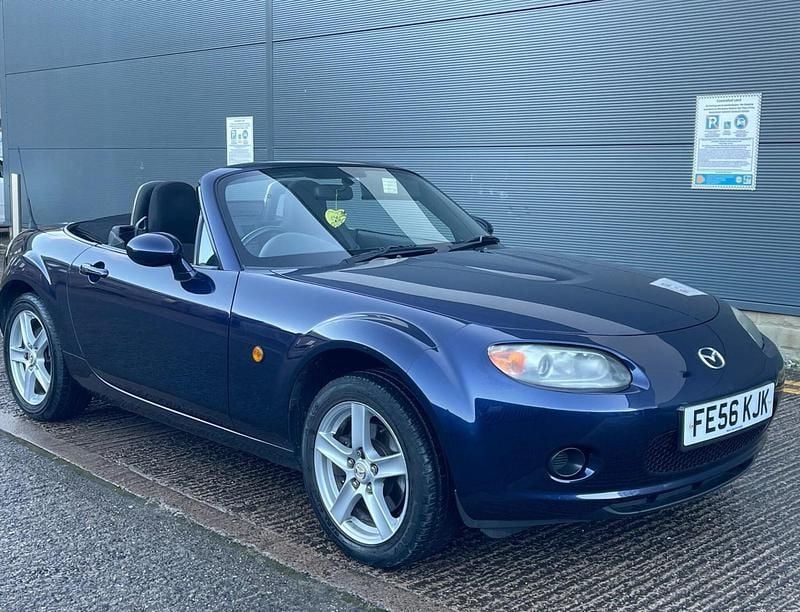 Used Mazda MX5 126 HP (92 kW) 2006 Blue Cabriolet