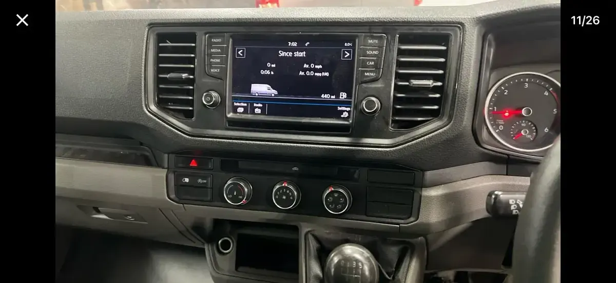 Used VW Crafter Startline 140 HP (102 kW) 2019 Red Van