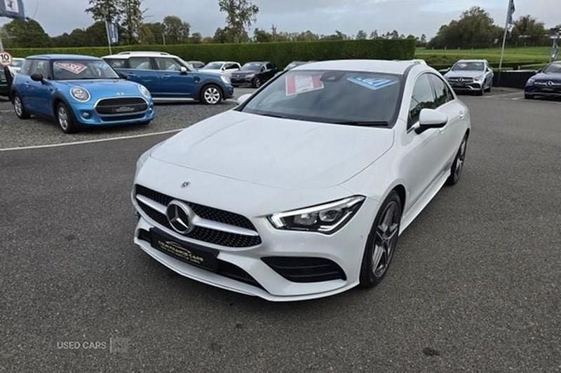 White Used 2021 Mercedes CLA220 AMG Line Premium Sedan | £23,950 (Fair price) - Image 1/1