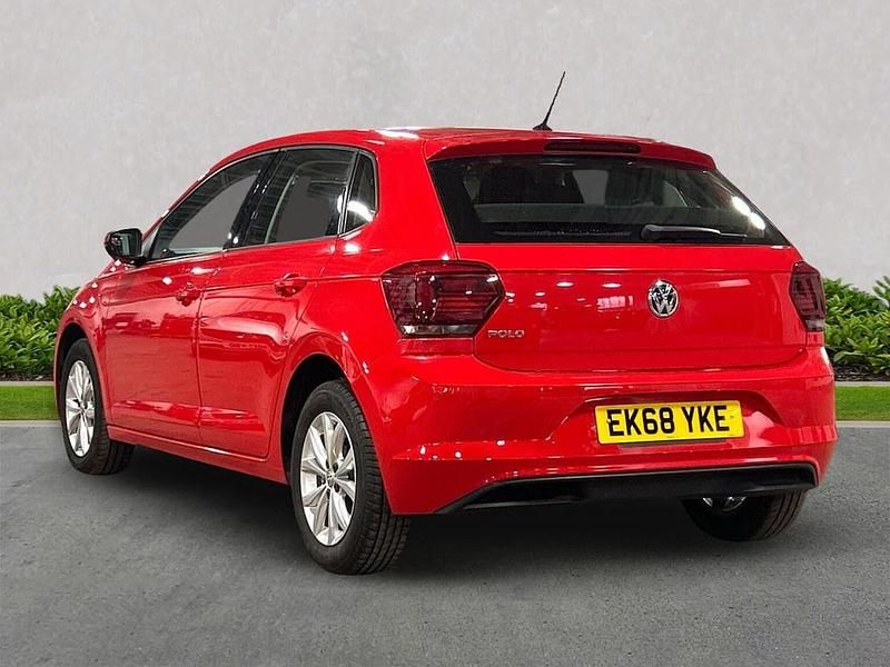 Usado VW Polo SE 65 HP (47 kW) 2018 Vermelho Citadino