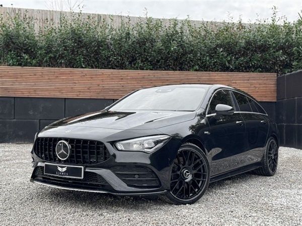 Black Used 2021 Mercedes CLA200 Shooting Brake AMG line Estate | £20,590 (Fair price) - Image 1/4