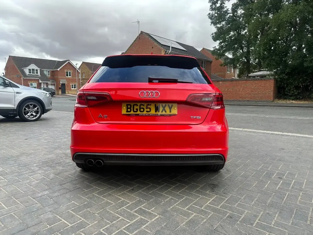 Used Audi A3 S-Line 2015 Red Hatchback