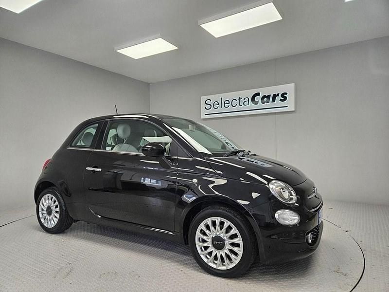 Black Used 2020 Fiat 500 Lounge Hatchback | £6,995 (Fair price) - Image 1/4