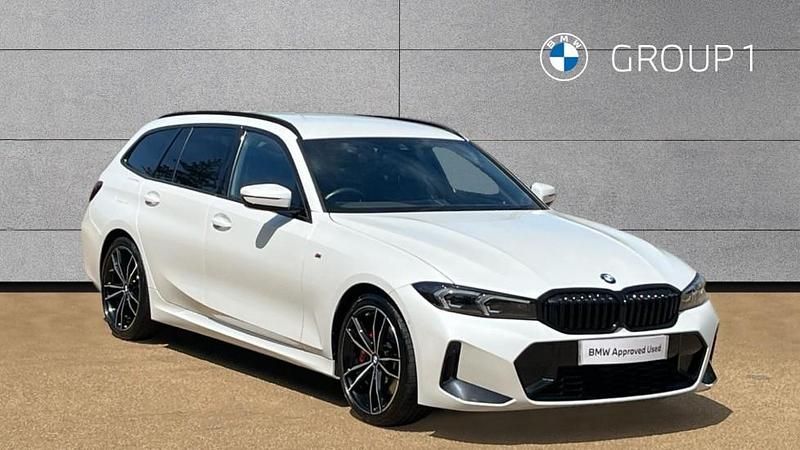 White Used 2024 BMW 320 M Sport Estate | £31,995 (Fair price) - Image 1/4
