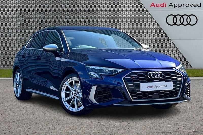 Blue Used 2022 Audi S3 Comfort Hatchback | £27,492 (Good price) - Image 1/3