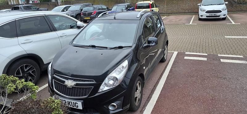 Black Used 2012 Chevrolet Spark LT Hatchback | £1,095 (Super price) - Image 1/4