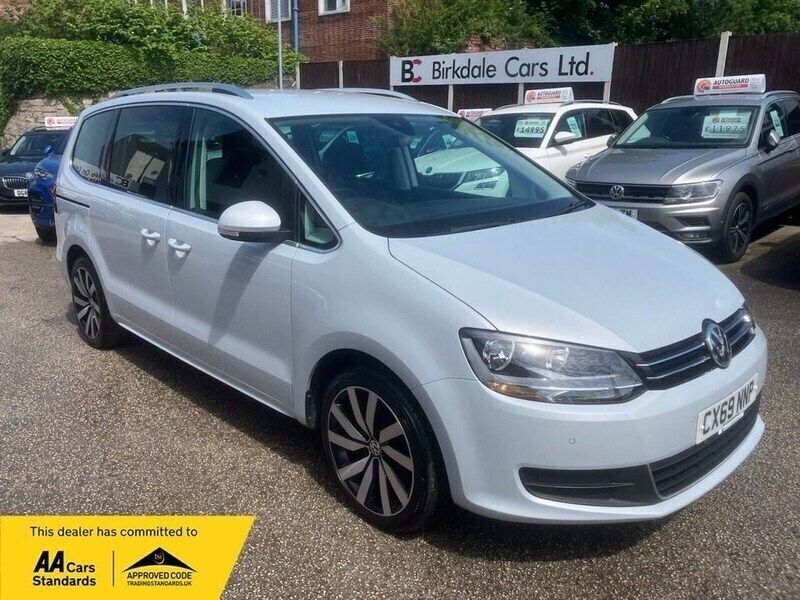 Silver Used 2019 VW Sharan SE MPV | £17,975 (Fair price) - Image 1/4
