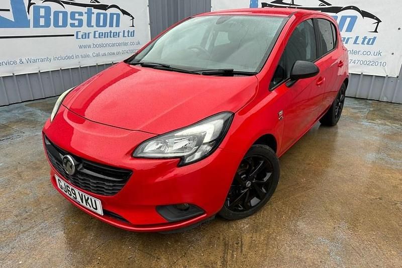 Used Vauxhall Corsa 90 HP (66 kW) 2019 Red Hatchback