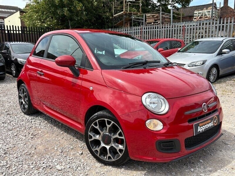 Red Used 2013 Fiat 500 S Hatchback | £2,795 (Good price) - Image 1/4