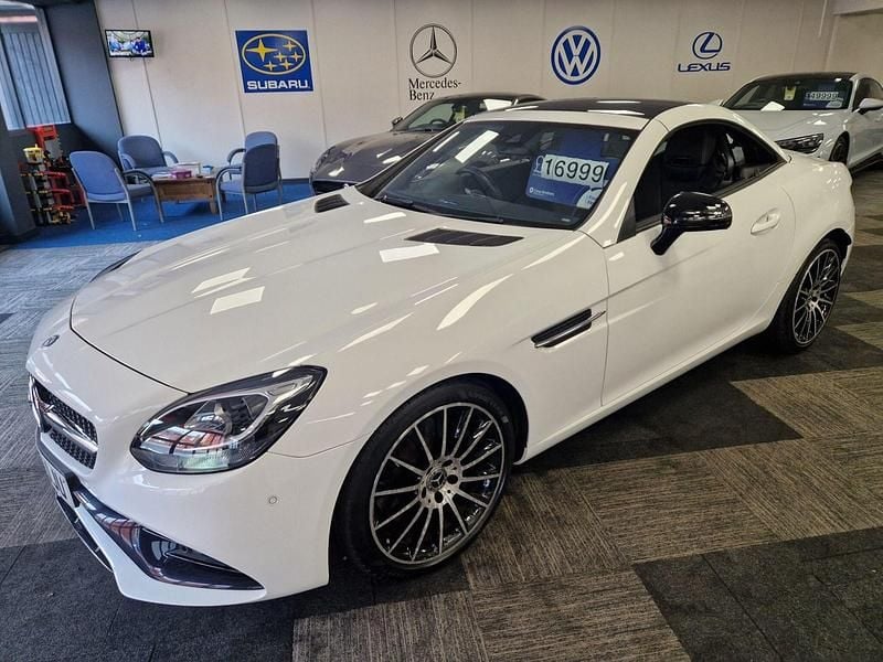 Used Mercedes SLC200 AMG line 184 HP (135 kW) 2017 White Cabriolet
