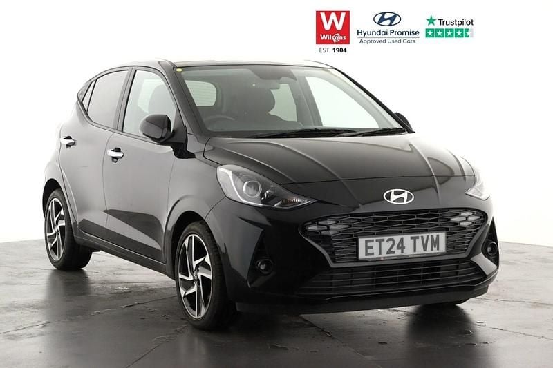 Black Used 2024 Hyundai i10 Premium Hatchback | £15,199 (Fair price) - Image 1/3