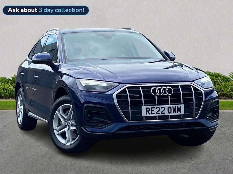 Blue Used 2022 Audi Q5 Sportback Sport SUV | £33,753 (Super price) - Image 1/4