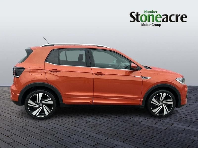 Used VW T-Cross R-line 115 HP (84 kW) 2020 Orange SUV