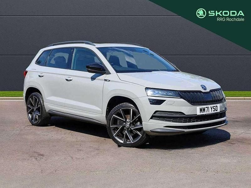 Grey Used 2022 Skoda Karoq SportLine SUV | £19,300 (Fair price) - Image 1/4