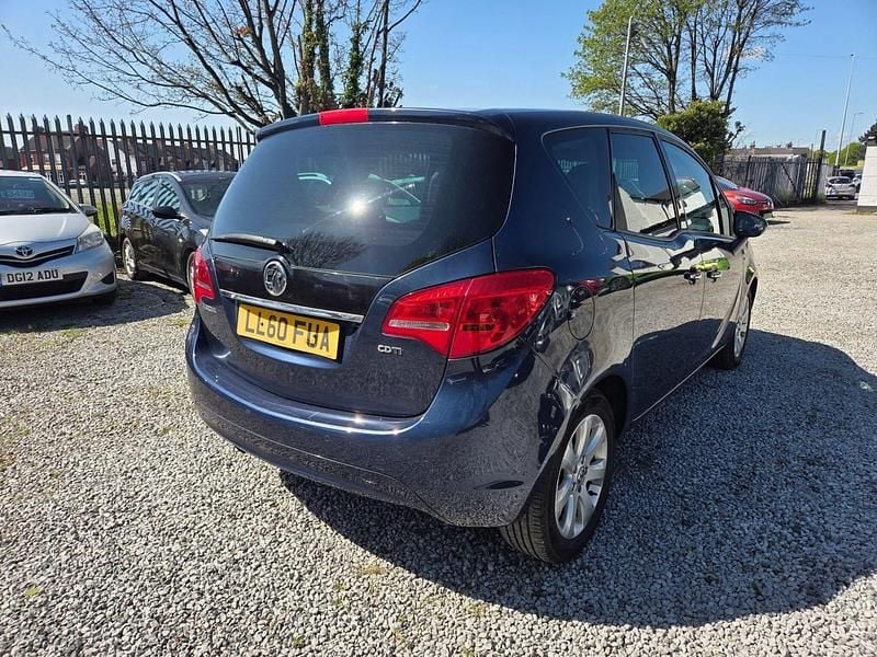 Used Vauxhall Meriva 100 HP (73 kW) 2010 Blue MPV
