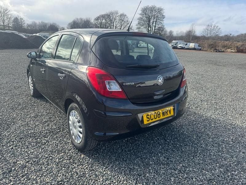 Used Vauxhall Corsa 2008 Black Hatchback