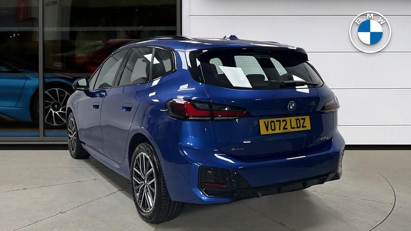 Used BMW 225 Active Tourer M Sport 245 HP (180 kW) 2022 Blue MPV