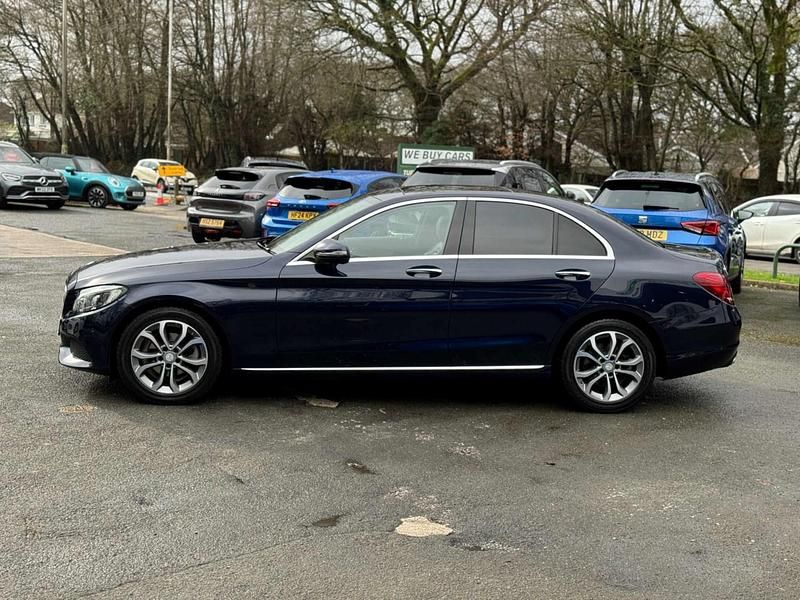 Used Mercedes C200 Premium 2017 Blue Sedan
