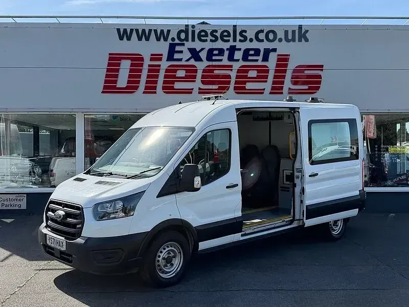 Used Ford Transit 130 HP (95 kW) 2021 White Van