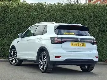 Used VW T-Cross R-line 110 HP (80 kW) 2023 White SUV