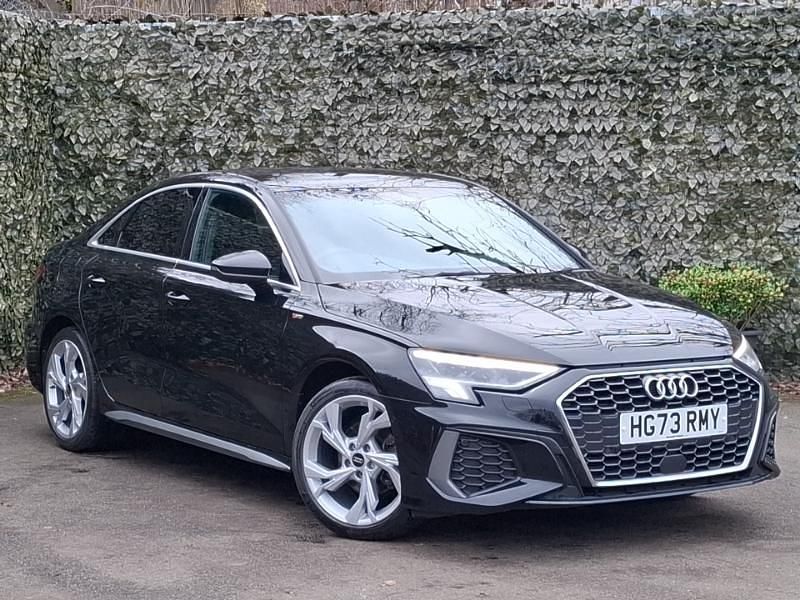 Used Audi A3 S-Line 150 HP (110 kW) 2023 Black Sedan