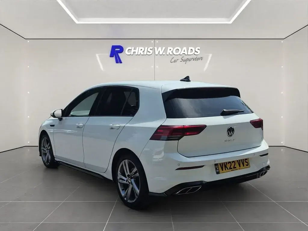 Used VW Golf VIII R-line 150 HP (110 kW) 2022 White Hatchback
