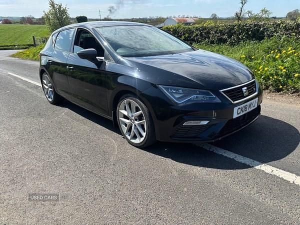 Begagnad Seat Leon FR 184 HK (135 kW) 2018 Svart Halvkombi
