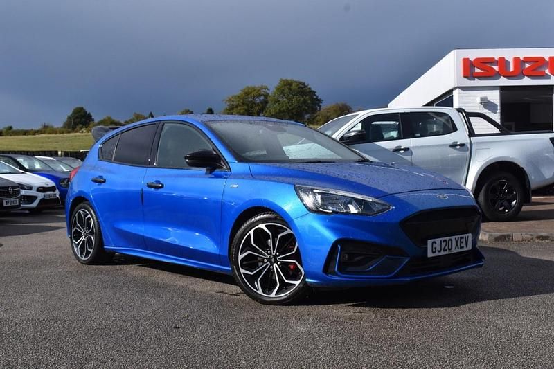 Blue Used 2020 Ford Focus ST-Line X Hatchback | £16,982 (Fair price) - Image 1/3