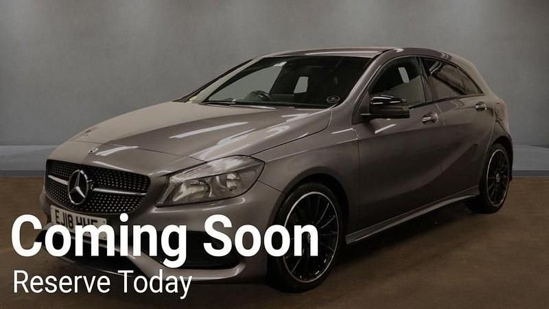 Used Mercedes A200 AMG line 156 HP (114 kW) 2018 Grey Hatchback
