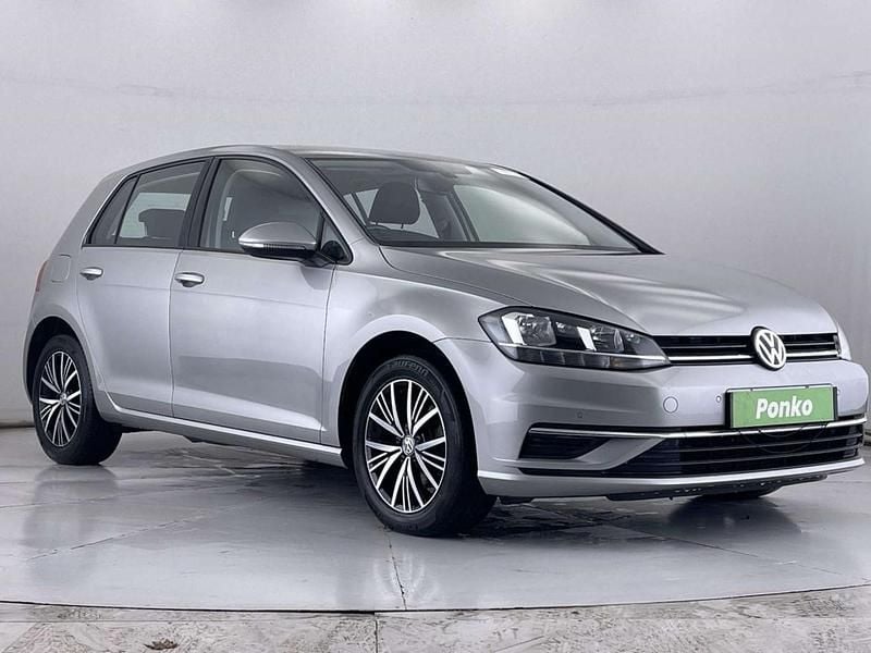 Silver Used 2018 VW Golf VII SE Hatchback | £11,460 (Good price) - Image 1/3