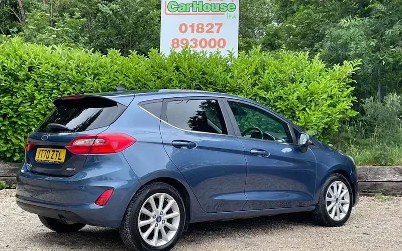 Used Ford Fiesta Titanium 125 HP (91 kW) 2020 Blue Hatchback