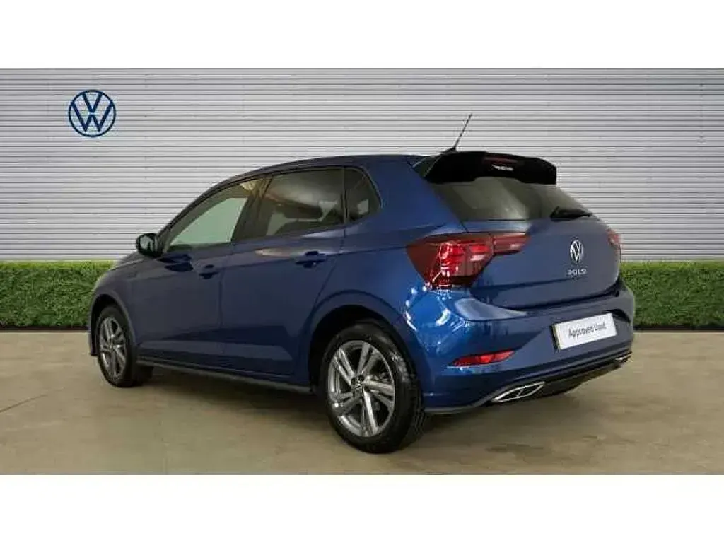 Used VW Polo R-line 110 HP (80 kW) 2024 Blue Hatchback