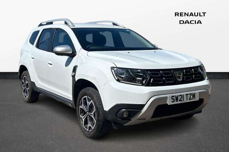 White Used 2021 Dacia Duster Prestige SUV | £12,000 (Good price) - Image 1/4