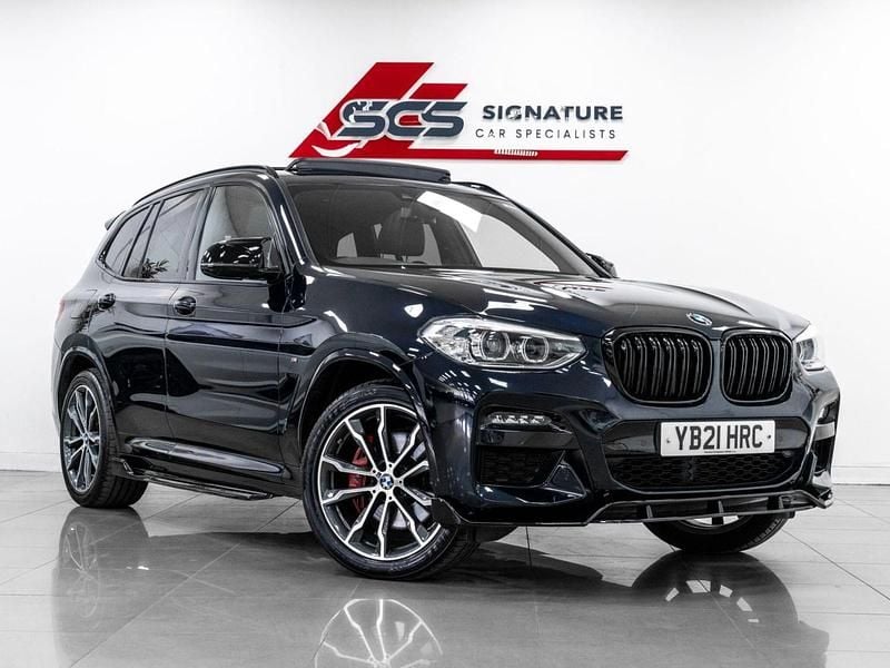 Black Used 2021 BMW X3 M Sport SUV | £32,995 (Fair price) - Image 1/3