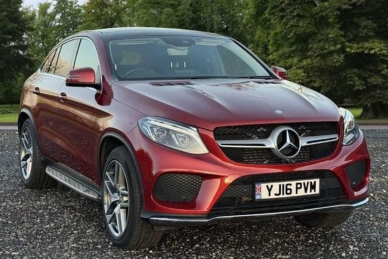 Red Used 2016 Mercedes GLE350 AMG line Coupe | £23,250 (Good price) - Image 1/1