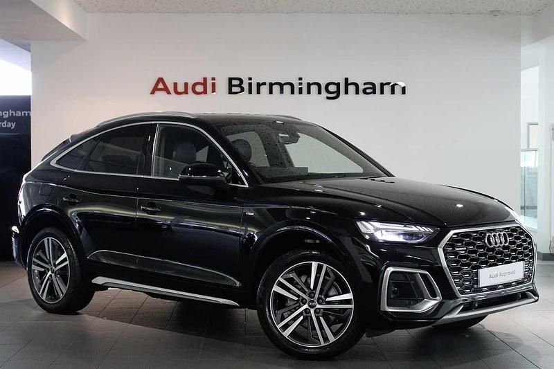 Black Used 2022 Audi Q5 S-Line SUV | £33,950 (Expensive) - Image 1/4