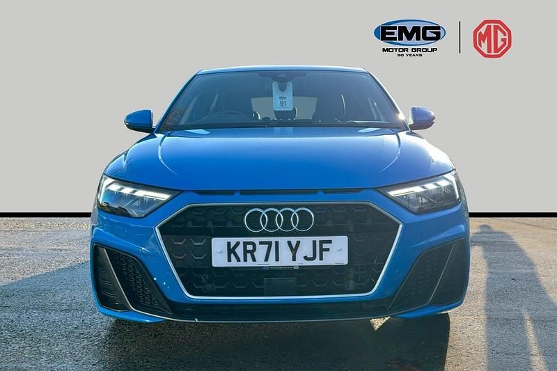 Used Audi A1 Sportback S-Line 95 HP (69 kW) 2022 Blue Hatchback