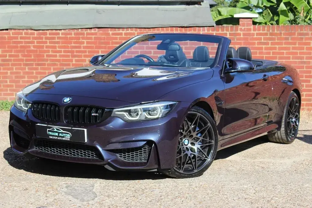 Used BMW M4 Cabriolet Competition Edition 450 HP (330 kW) 2019 Blue Cabriolet