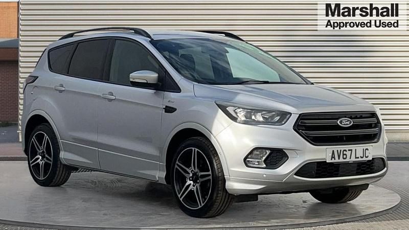 Silver Used 2017 Ford Kuga ST-Line SUV | £12,337 - Image 1/4