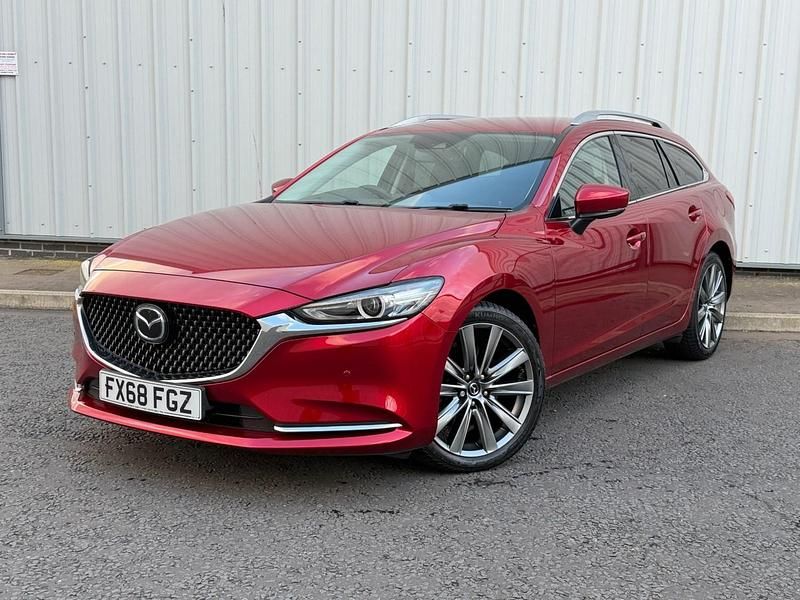 Begagnad Mazda 6 Inclusive 184 HK (135 kW) 2018 Röd Kombi