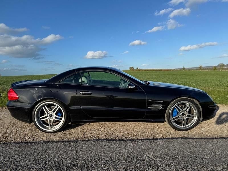 Usado Mercedes SL500 2003 Preto Cabrios