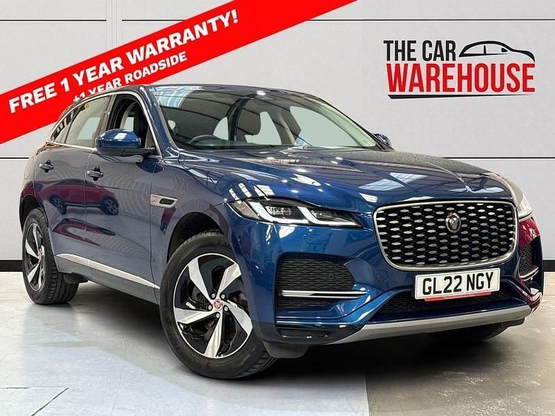 Blue Used 2022 Jaguar F-Pace S SUV | £29,499 (Fair price) - Image 1/4
